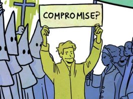 “Politically Blind” may be a secret identifier used by online Nazis